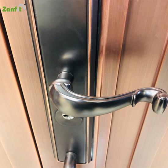 galvanized copper color security door entry grilles