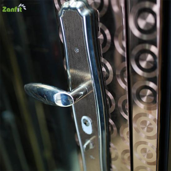 single stainless steel safety door for main door