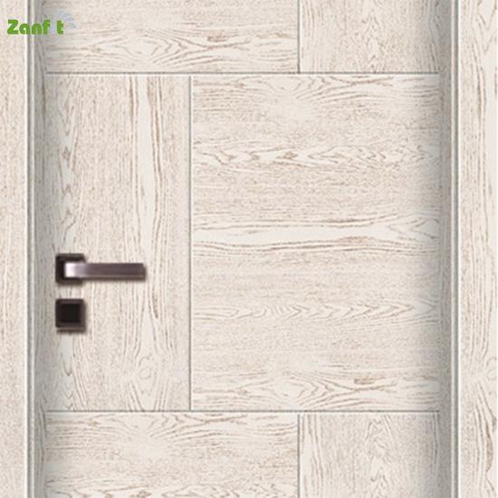 white simple single leaf hotel PVC interior door